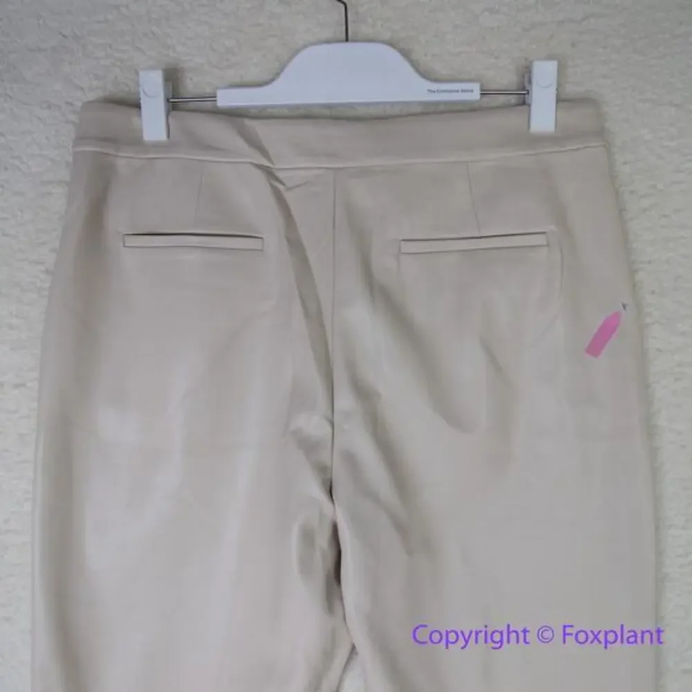 New!‎ J. Crew *Pen Mark* Kate straight-leg pant in faux leather, size 12